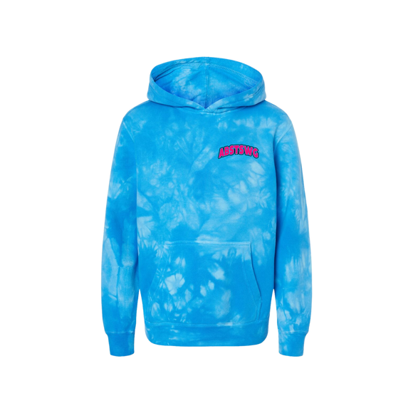 A-Best Hoodie - YOUTH Tie-Dyed Puff