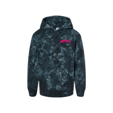 Buy tie-dye-black A-Best Hoodie - YOUTH Tie-Dyed Puff