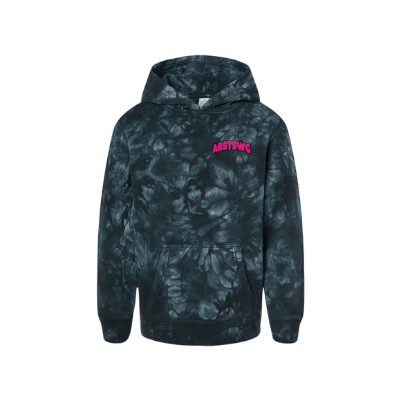 A-Best Hoodie - YOUTH Tie-Dyed Puff