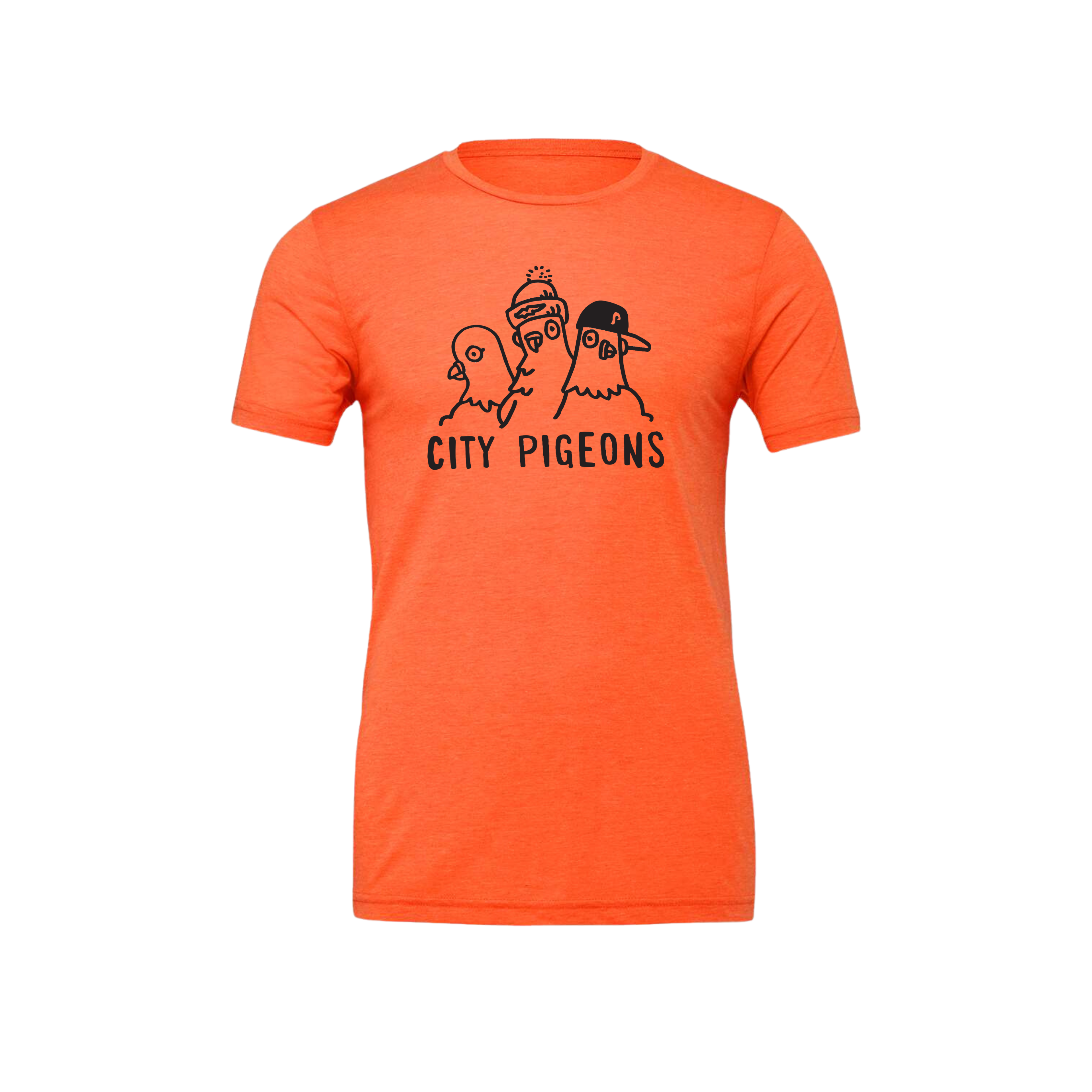 Buy orange City Pigeons - Team Tees