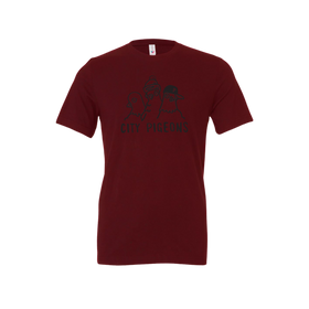 Buy maroon City Pigeons - Team Tees