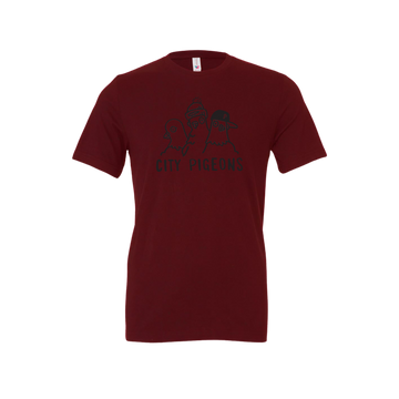 Buy maroon City Pigeons - Team Tees