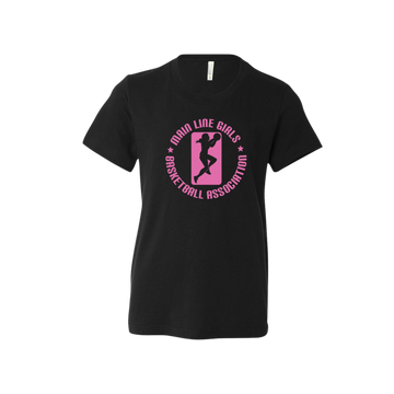 MLGBA - YOUTH Classic Pink Logo Tee