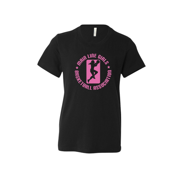 MLGBA - YOUTH Classic Pink Logo Tee