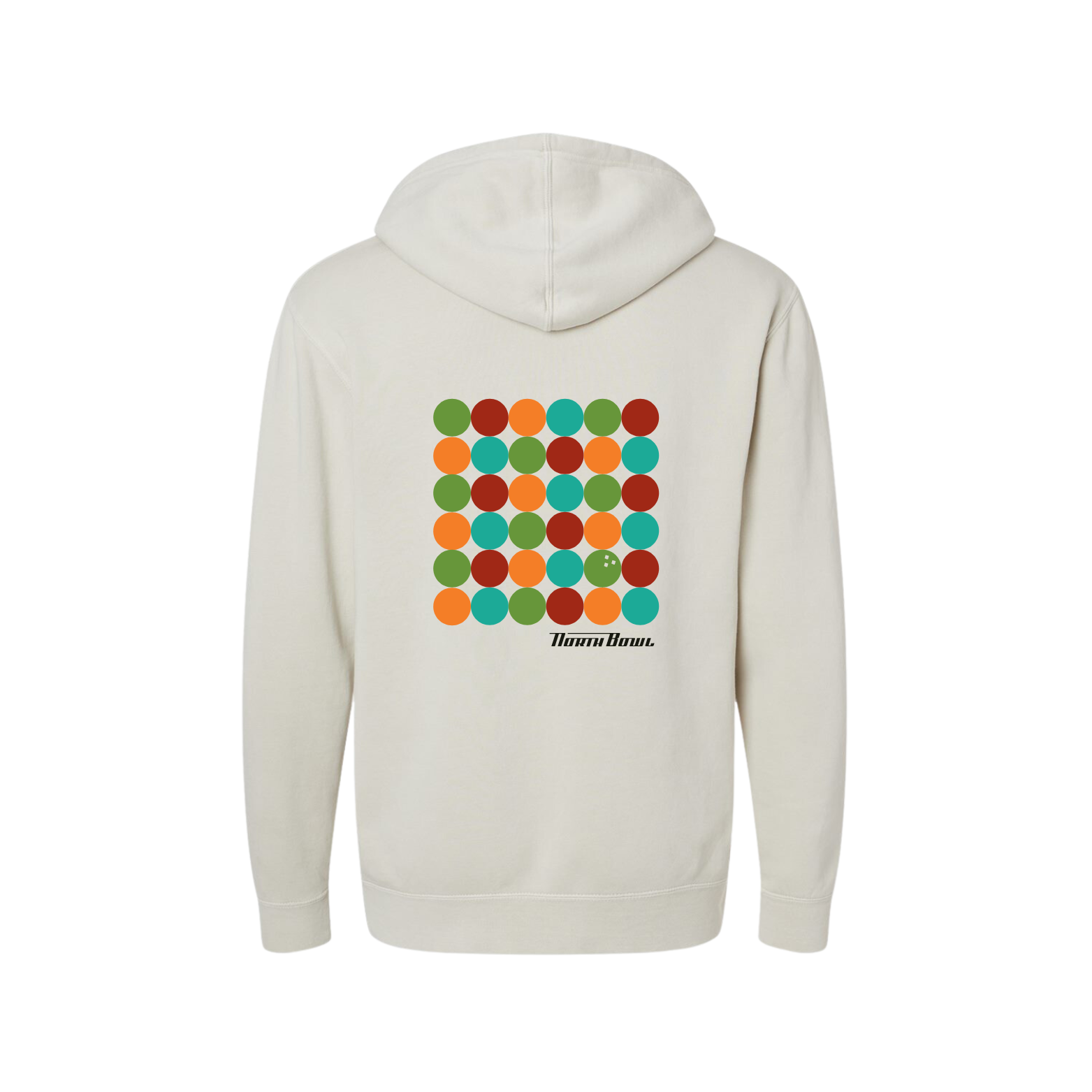 North Bowl - Polka Dot Ivory Hoodie - 0