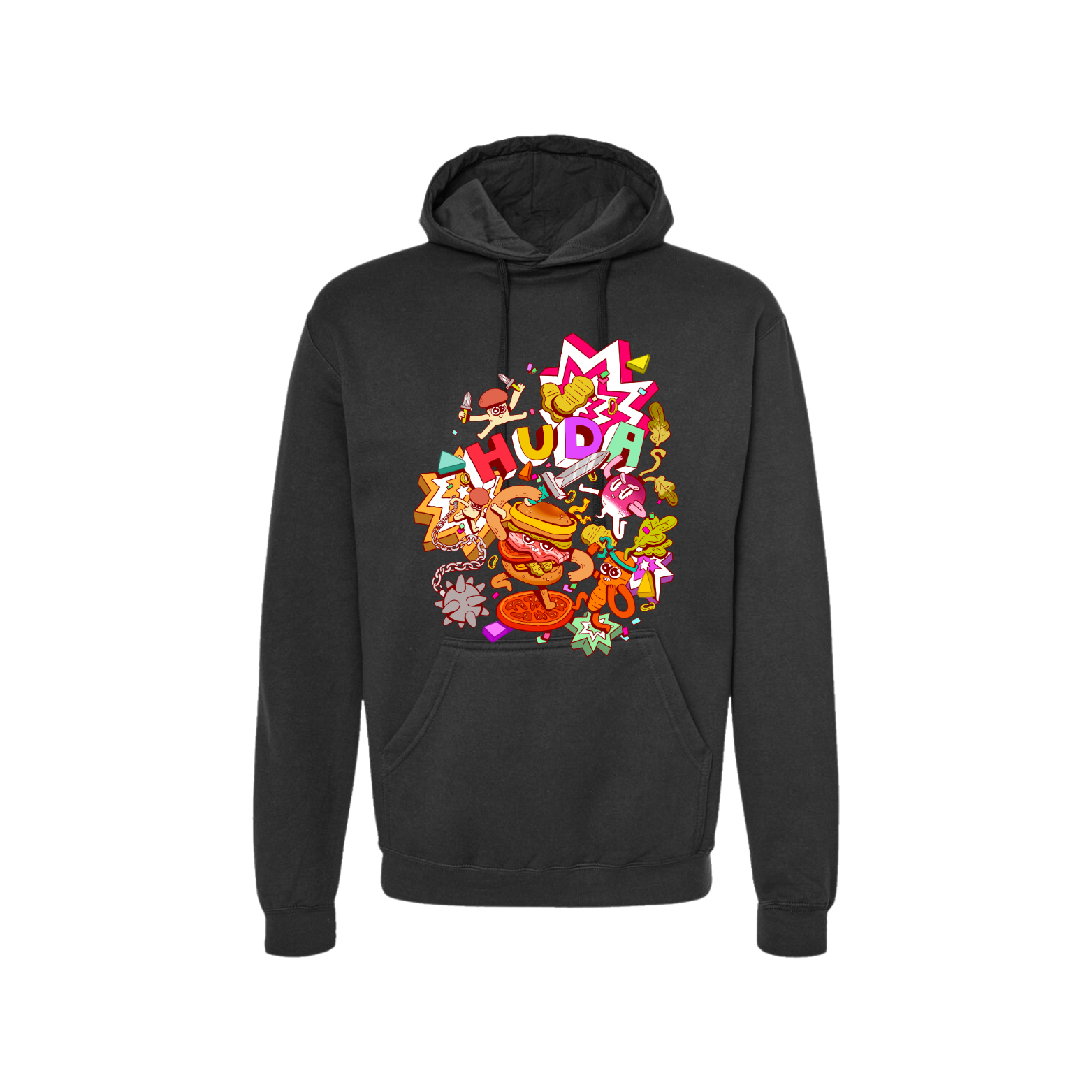 Buy black Huda - Vision Board Hoodie