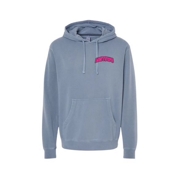 A-Best Hoodie - ADULT Pigment Dyed Puff