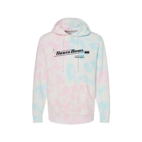 North Bowl Tie Dye Hoodie - Cotton Candy