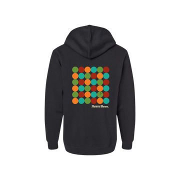North Bowl - Polka Dot Black Hoodie - 0