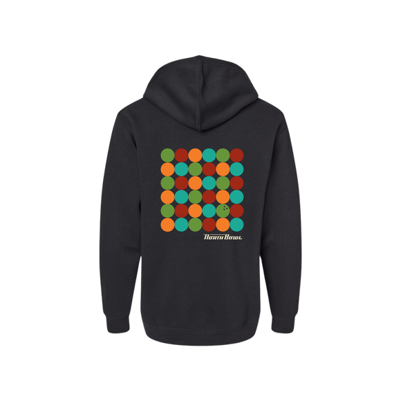 North Bowl - Polka Dot Black Hoodie