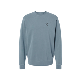 Buy pigment-slate-blue Ripplewood - Garment Dyed Crewneck Sweatshirt