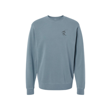 Buy pigment-slate-blue Ripplewood - Garment Dyed Crewneck Sweatshirt